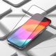 Ringke Invisible Defender Full Cover Tempered Glass 2.5D - калено стъклено защитно покритие за дисплея на iPhone 15 Pro Max (черен-прозрачен) 4