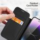 Dux Ducis Skin X Pro Magnetic Wallet Case - удароустойчив хибриден кожен кейс с отделение за карти и MagSafe за iPhone 15 Pro (черен-прозрачен) 9