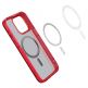 Spigen Ultra Hybrid MagSafe Case - хибриден кейс с висока степен на защита с MagSafe за iPhone 15 Pro (червен-мат)  5