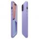 Spigen Thin Fit Case - качествен тънък матиран кейс за iPhone 15 (лилав) 4