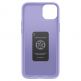 Spigen Thin Fit Case - качествен тънък матиран кейс за iPhone 15 (лилав) 9