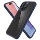 Spigen Ultra Hybrid Case - хибриден кейс с висока степен на защита за iPhone 15 Pro (син-прозрачен) 6