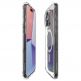 Spigen Ultra Hybrid MagSafe Case - хибриден кейс с висока степен на защита с MagSafe за iPhone 15 Pro Max (прозрачен-златист)  8