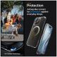 Spigen Ultra Hybrid MagSafe Case - хибриден кейс с висока степен на защита с MagSafe за iPhone 15 Pro Max (прозрачен-златист)  11