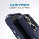 Speck Presidio 2 Grip Case - удароустойчив хибриден кейс за iPhone 15 Pro (тъмносин) 1
