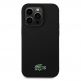 Lacoste Croc Logo Liquid Silicone MagSafe Case - дизайнерски силиконов калъф с MagSafe за iPhone 15 Pro Max (черен)  2