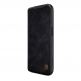 Nillkin Qin Book Pro Leather Flip Case - кожен калъф, тип портфейл за iPhone 15 Pro (черен) 1