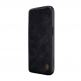 Nillkin Qin Book Pro Leather Flip Case - кожен калъф, тип портфейл за iPhone 15 (черен) 1