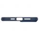 Spigen Thin Fit Case - качествен тънък матиран кейс за iPhone 15 (тъмносин) 5