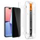 Spigen Glas.Tr Ez Fit Privacy Tempered Glass 2 Pack - 2 броя стъклени защитни покрития с определен ъгъл на виждане за дисплея за iPhone 15 Pro Max 1