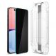 Spigen Glas.Tr Ez Fit Privacy Tempered Glass 2 Pack - 2 броя стъклени защитни покрития с определен ъгъл на виждане за дисплея за iPhone 15 Pro Max 3