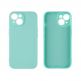 OBALME Basic Matte TPU Case - силиконов (TPU) калъф за iPhone 15 (светлосин)  1