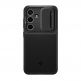 Spigen Optik Armor Case - тънък качествен силиконов (TPU) калъф с капак за камерата за Samsung Galaxy S24 (черен) 2