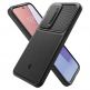 Spigen Optik Armor Case - тънък качествен силиконов (TPU) калъф с капак за камерата за Samsung Galaxy S24 (черен) 11