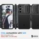 Spigen Optik Armor Case - тънък качествен силиконов (TPU) калъф с капак за камерата за Samsung Galaxy S24 (черен) 12