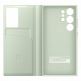 Samsung S-View Wallet Cover EF-ZS928CBEGWW - оригинален калъф, през който виждате информация от дисплея за Samsung Galaxy S24 Ultra (зелен) 1