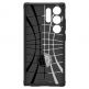 Spigen Rugged Armor Case - тънък качествен силиконов (TPU) калъф за Samsung Galaxy S24 Ultra (черен) 2