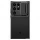 Spigen Optik Armor Case - тънък качествен силиконов (TPU) калъф с капак за камерата за Samsung Galaxy S24 Ultra (черен) 1