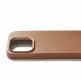 Mujjo Full Leather MagSafe Case - премиум кожен (естествена кожа) кейс с MagSafe за iPhone 15 Pro (кафяв) 1