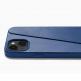 Mujjo Full Leather Wallet Case - премиум кожен (естествена кожа) кейс за iPhone 15 Plus, iPhone 14 Plus (син) 2