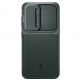 Spigen Optik Armor Case - тънък качествен силиконов (TPU) калъф с капак за камерата за Samsung Galaxy S24 (зелен) 1