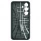 Spigen Optik Armor Case - тънък качествен силиконов (TPU) калъф с капак за камерата за Samsung Galaxy S24 (зелен) 4