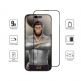 Blueo 3D Curved Tempered Glass HD - стъклено защитно покритие за дисплея на дисплея на iPhone 15 Pro Max (черен-прозрачен)  2