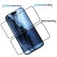 Blueo AR 3D Curved Tempered Glass HD - стъклено защитно покритие за дисплея на дисплея на iPhone 15 Pro (черен-прозрачен)  5