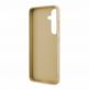 Guess Glitter Flakes Metal Logo Case - хибриден удароустойчив кейс за Samsung Galaxy S24 (златист) 5