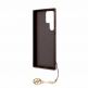 Guess PU 4G Charms Collection Leather Hard Case - дизайнерски кожен кейс за Samsung Galaxy S24 Ultra (кафяв) 5