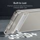 ESR Armor Kickstand Case - хибриден удароустойчив кейс с вграден стъклен протектор за дисплея и протектори за камерата за Samsung Galaxy S24 Ultra (прозрачен) 7