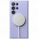 Ringke Liquid Silicone Magnetic Case - силиконов (TPU) калъф с MagSafe за Samsung Galaxy S24 Ultra (лилав) 3