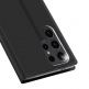 дублирана - Dux Ducis Skin Pro Case - кожен калъф с поставка и отделение за кр. карти за Samsung Galaxy S24 Ultra (черен) 8