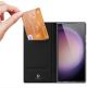 дублирана - Dux Ducis Skin Pro Case - кожен калъф с поставка и отделение за кр. карти за Samsung Galaxy S24 Ultra (черен) 9