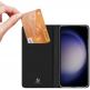 Dux Ducis Skin Pro Case - кожен калъф с поставка и отделение за кр. карти за Samsung Galaxy S24 Plus (черен) 1