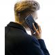 Dux Ducis Skin Pro Case - кожен калъф с поставка и отделение за кр. карти за Samsung Galaxy S24 Ultra (тъмносин) 8