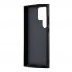 Guess PU 4G Strass Grip Stand Triangle Metal Logo Case - дизайнерски кожен кейс с отделение за карти за Samsung Galaxy S24 Ultra (кафяв) 5