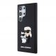 Karl Lagerfeld Karl and Choupette 3D Case - хибриден удароустойчив кейс за Samsung Galaxy S24 Ultra (черен) 1