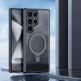 Dux Ducis Aimo MagSafe Case - хибриден удароустойчив кейс с MagSafe за Samsung Galaxy S24 Ultra (черен-прозрачен) 2