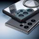 Dux Ducis Aimo MagSafe Case - хибриден удароустойчив кейс с MagSafe за Samsung Galaxy S24 Ultra (черен-прозрачен) 8
