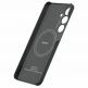 Pitaka MagEZ 4 600D Aramid Fiber MagSafe Case - кевларен кейс с MagSafe за Samsung Galaxy S24 Plus (черен-сив)  3