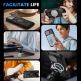 Хибриден удароустойчив кейс с вградена поставка и MagSafe за iPhone 17 Air - Techsuit CamVault Pro Case (черен) 5
