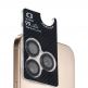 Предпазни стъклени лещи за камерата на iPhone 16 Pro, iPhone 16 Pro Max - Tel Protect Titanium Aramid Tempered Glass Camera Lens Protector (карбон) 2