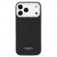 Дизайнерски кожен кейс с MagSafe за iPhone 17 Pro - Lacoste PU Champs Elysees MagSafe Leather Hard Case (черен) 2
