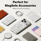 Хибриден кейс с висока степен на защита с MagSafe за iPhone 17 Pro  - Ringke Fusion Magnetic Case (прозрачен-мат) 5