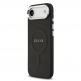 Дизайнерски кожен кейс с MagSafe за iPhone 17 Air - Guess PU Saffiano MagSafe Case (черен) 1