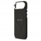 Дизайнерски кожен кейс с MagSafe за iPhone 17 Air - Guess PU Saffiano MagSafe Case (черен) 4