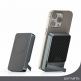 Преносима външна батерия с 2xUSB-C порта и безжично зареждане с MagSafe - 4smarts OneStyle MagSafe PowerBank 5000 mAh (кевлар) 2