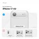 Силиконов (TPU) калъф с MagSafe за iPhone 17 Air - Elago Magnetic Soft Silicone Case (тъмнозелен) 1