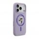 Дизайнерски силиконов кейс с MagSafe за iPhone 17 Pro - Karl Lagerfeld Liquid Silicone Karl and Choupette Heads MagSafe Case (лилав) 3